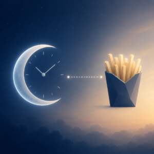 【論文解説】睡眠不足＝余分なカロリー摂取｜その量、まさかのマックのポテトMサイズ！
